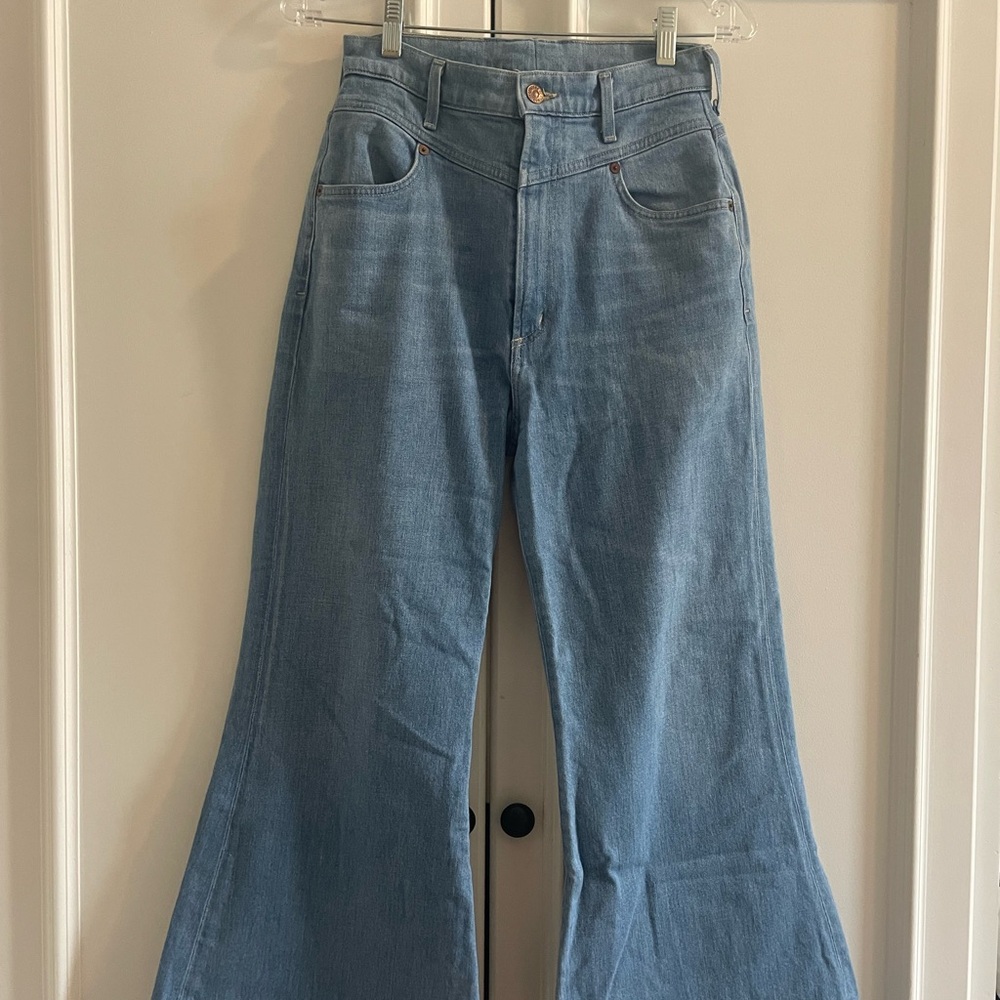 Citizens of Humanity Women's Wide Flared Blue Jeans